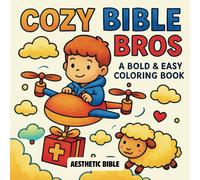 Cozy Bible Bros: Bold and Easy Coloring Book for Boys
