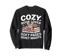 Cozy Book Lover Bengala Mom Soft Pages Quiet Nights Felpa