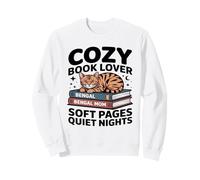 Cozy Book Lover Bengala Mom Soft Pages Quiet Nights Felpa
