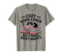 Cozy Book Lover Ragdoll Mamma Soft Pages Quiet Nights Maglietta