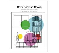 Cozy Bookish Nooks: Bold & Easy Coloring Book for Adults