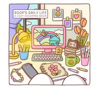 Cozy Boop's Daily Life Coloring: Coloring Book for Adults and Teens Featuring Adorable Cozy Corners of Boop with Easy and Simple Designs for Relaxation: A Cozy Coloring Book