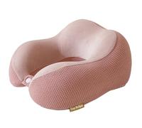 Cozy BoSpin Cuscino da viaggio - Cuscino per il collo da viaggio, cuscino di supporto portatile in memory foam, comodo e leggero, per campeggio, cuscino per dormire (rosa)