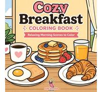 Cozy Breakfast Coloring Book: Relaxing Morning Scenes to Color