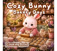 Cozy Bunny Bakery Days: A Coloring Book with Sweet Bakery Scenes, Cookies, and Cakes