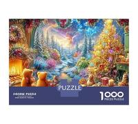 Cozy Cabin with Teddy Bears Puzzle Da 1000 Pezzi Giochi Di Puzzle Per La Famiglia Per Tutte Le Età 52x38cm/1000pcs