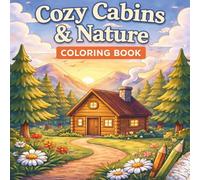 Cozy Cabins & Nature Coloring Book: Bold & Easy Designs for Relaxation | Cozy Cabins, Peaceful Landscapes & Stress Relief