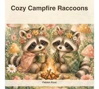 Cozy Campfire Raccoons: A Bold & Easy Coloring Book for Relaxation & Woodland Fun