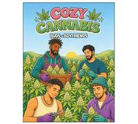 Cozy Cannabis: Buds & Boyfriends: Adult Coloring & Activity Book