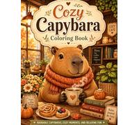 Cozy Capybara Coloring Book: A fun and cute activity book for children.