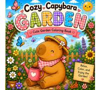 Cozy Capybara Garden: Cute Garden Coloring Book