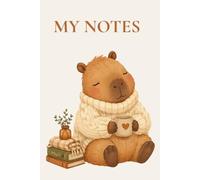 Cozy Capybara Notebook: Cute Journal for Notes, School, Work & Everyday Writing: 120 pages graph | Squared paper | Soft cover with a cozy animal motif ... and students, journaling, and daily notes