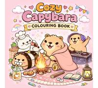 Cozy Capybaras Coloring Book: Bold and Easy Relaxing Designs Featuring Cute Capybaras for Stress Relief