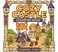 Cozy Castle Coloring Book: : Bold and Easy Cute Fantasy Coloring Pages for Adults and Teens Featuring Princesses, Knights, Magical Rooms, Castle Animals, and Cozy Kingdom Scenes