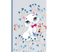 Cozy Cat and flower Journal for Women: Aesthetic Flower Notebook for Writing, Reflection & Gift Giving (6x9, 120 Pages)