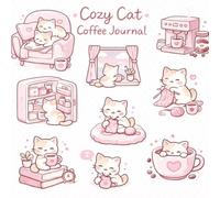 Cozy Cat Coffee Journal: A Cute Pink Notebook for Coffee Lovers, Cat Fans, and Cozy Everyday Writing