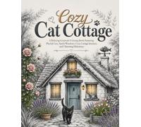 Cozy Cat Cottage: A Relaxing Grayscale Coloring Book Featuring Playful Cats, Sunlit Windows, Cozy Cottage Interiors, and Charming Hideaways