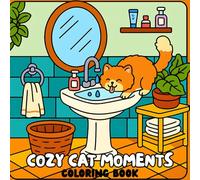 Cozy Cat Moments Coloring Book: A Calming Collection of 50 Whisker-Filled Designs for Stress Relief and Creative Joy!Charming Cat Moments to Color - Perfect for Cat Lovers and Stress Relief!