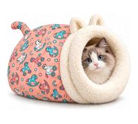 Cozy Cat Sleeping Bag, 21.6 * 17.7 inch Cat Sleeping Bag for Indoor Cats, Soft Machine Washable Winter Plush Sack Cave Bed for Sleeping Relax Play, Kitten Puppy, Up to 13lb