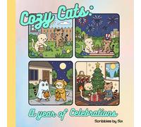 Cozy Cats: A Year Of Celebrations: A Bold & Easy Coloring Book