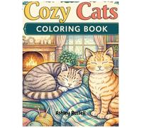 Cozy Cats Coloring Book: 30 Fun and Relaxing Pages