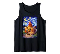 Cozy Chicken Playing Guitar Whimsical Art Music Farmer Hen Canotta