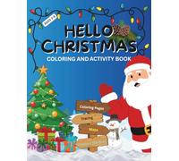 Cozy Christmas: Coloring and Activity Book for Kids: Large and Bold Coloring, Easy and Cute Designs for Kids Ages 3-8