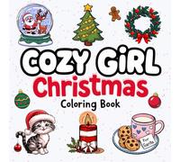 Cozy Christmas Coloring Book: Bold, Easy and Relaxing Designs for Adults and Teens.