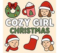 Cozy Christmas Coloring Book for Adults and Teens: Cute and Easy Holiday Designs with Bold Outlines for Relaxation