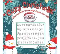 Cozy Christmas: coloring book word search for kids