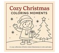 Cozy Christmas Coloring Moments: A Cozy Collection Of Festive Winter Illustrations To Color And Enjoy