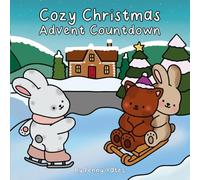 Cozy Christmas Colouring Advent: Easy Holiday Coloring Pages and Fun Word Search Puzzles for Kids and Adults