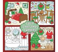 Cozy Christmas Corners: Bold and Easy Coloring Book