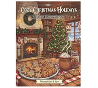 Cozy Christmas Holidays: An adult Coloring Book
