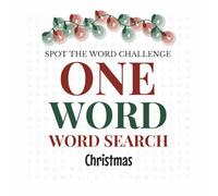 Cozy Christmas Large Print Word Search: Find One Word Multiple Times Word Search - 100 Holiday Puzzle Book for Adults & Seniors, Relaxing 8.5 × 8.5 Brain Games with Festive Cheer