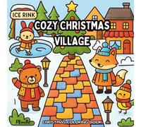 Cozy Christmas Village: Christmas coloring book