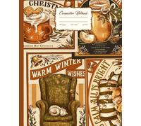 Cozy Christmas Winter Composition Notebook: Festive Hot Cocoa & Holiday Chair Design | 100 Pages Wide Ruled Journal for Writing, Notes, and Seasonal Inspiration