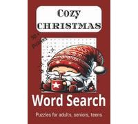 Cozy Christmas Word Search Puzzle Book: Festive, Christmas, Winter word search 102 page 6*9 inch Puzzle Book-gifts, vacations, brain building, free time