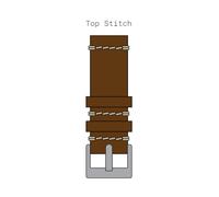 COZY Cinturino per orologio minimalista in pelle cognac Gobi fatto a mano 18/...