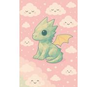 Cozy Clouds Dragon: Soft Pastel Fantasy Journal || Lined, 6x9, 120 Pages: A dreamy dragon notebook with smiling clouds - perfect for cozy notes, schoolwork, or gentle daily reflections