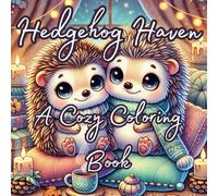 Cozy Coloring: A coloring Book for Both Adults and Teens. Bold and Easy. Featuring Cute Hedgehogs and Simple Designs for Ultimate Relaxation