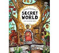 Cozy Coloring Book - The Forest Creature's Secret World: A Collection of Hand Drawn Illustrations by Sarah Janisse Brown & Poetry by Katherine Lee Bates the Author of America the Beautiful