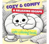 Cozy & Comfy . A Relaxing Escape.: Coloring Books for Adults and Teens: A Hygge Journey into Peace and Harmony for Everyone