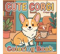 Cozy Corgi Life Coloring Book