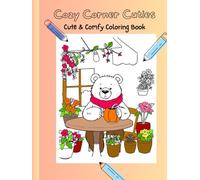Cozy Corner Cuties: Adorable Cartoon-World Scenes to Color & Relax - Cozy Cafés, Sweet Animals, and Whimsical Spaces for All Ages.