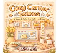 Cozy Corner Scenes: A Cute & Relaxing Coloring Book for Stress Relief, Mindfulness & Cozy Vibes