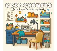 Cozy Corners: Cute & Comfy Stress-Free Coloring Book for Mindful Moments
