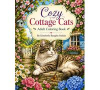 Cozy Cottage Cats: Adult Coloring Book