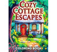 Cozy Cottage Escapes Coloring Book: 38 Relaxing Nature Pages with Small Homes, Garden Paths and Quiet Village Views - Perfect for Fans of Nature Coloring, Relaxing Art and Simple Landscape Pages