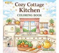 Cozy Cottage Kitchen Coloring Book